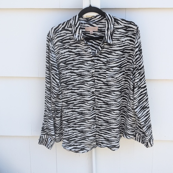 Philosophy Tops - Philosophy Size Large Black And White Button Down Blouse